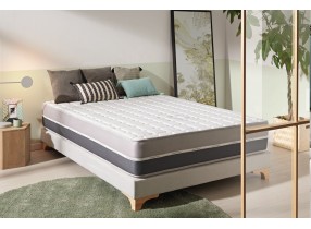 Matelas CARBONTECH en mousse à mémoire + Blue Latex® nouvelle technologie Carbon Actif Latex Antistress - 22 cm | Naturalex®