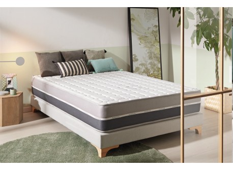 Matelas CARBONTECH en mousse à mémoire + Blue Latex® nouvelle technologie Carbon Actif Latex Antistress - 22 cm | Naturalex®  Ma