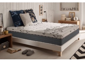 Matelas Smoothy en mousse à mémoire, Viscotex® Aquapur® et Blue Latex®